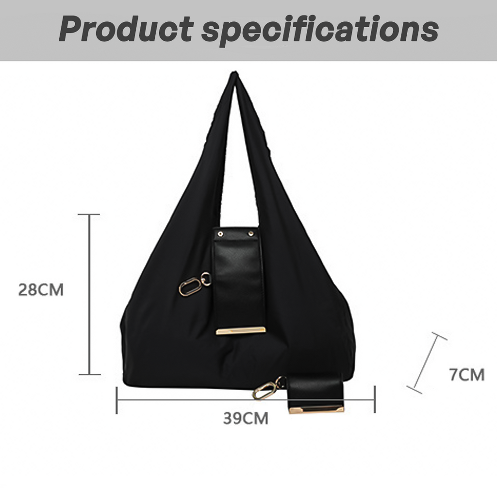 Urban Plume Foldable Keychain Tote Bag