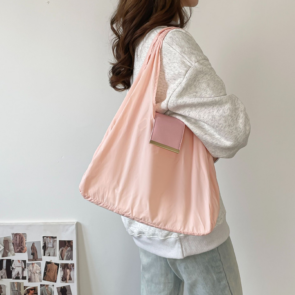 Urban Plume Foldable Keychain Tote Bag